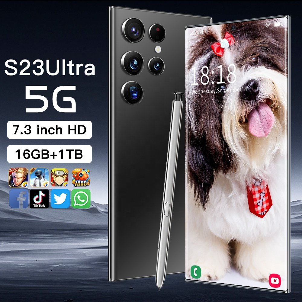 2023 new version s23 ultra wifi hifi gps television 5g smartphone 24MP+64MP camera smart phones 5g smartphones android 11 12 OS